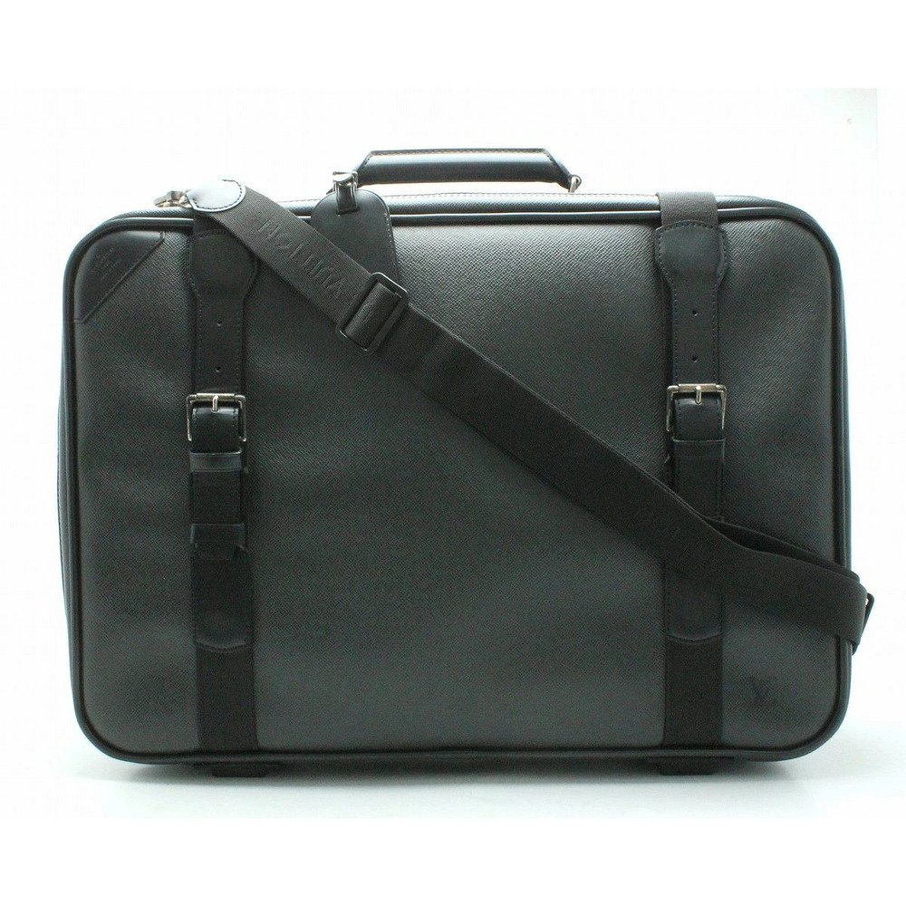 LOUIS VUITTON Taiga Satellite Bag Business Shoulder Ardoise Black